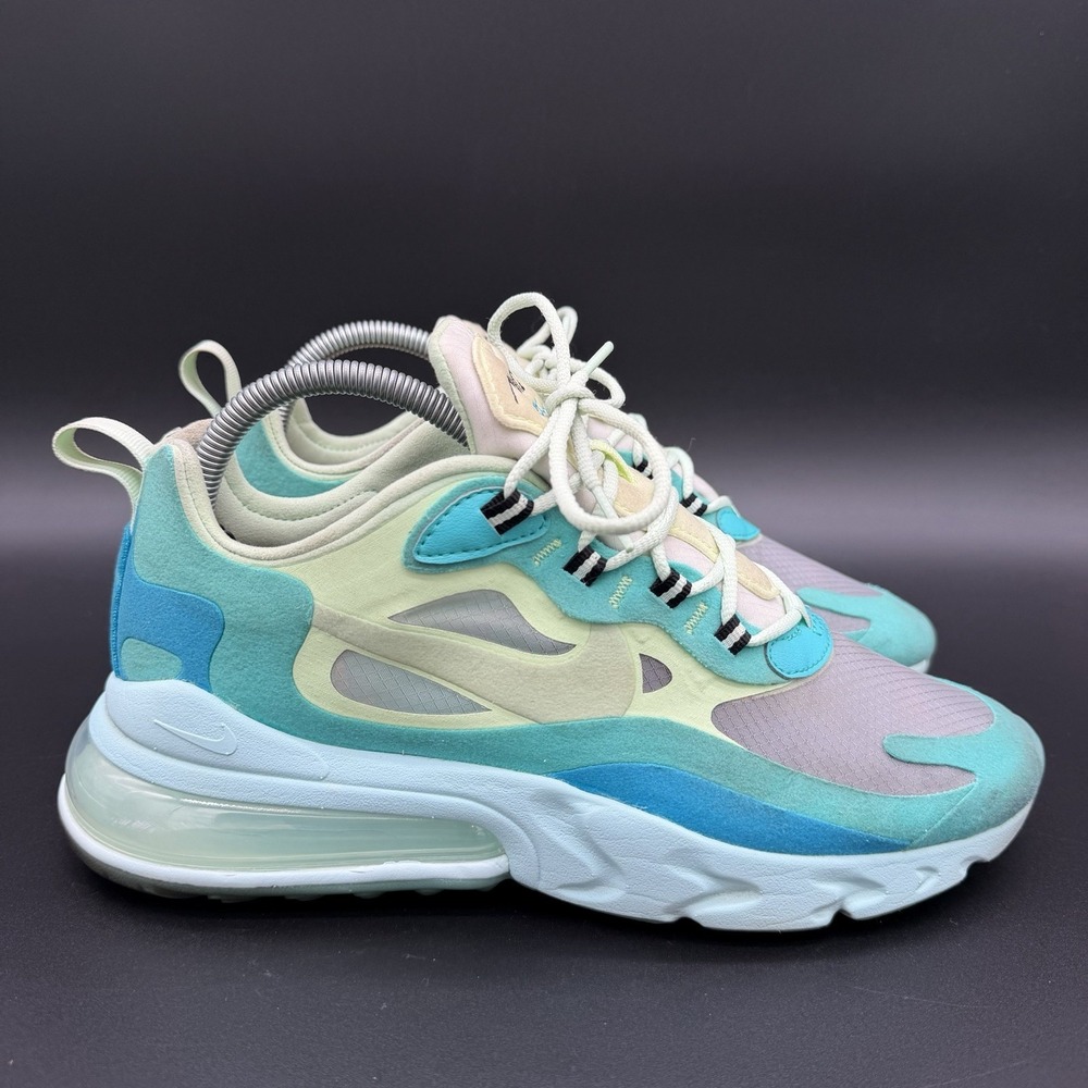 Nike Air Max 270 React Hyper Jade Frosted Spruce Volt AO4971 301 Men's Size 8
